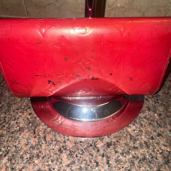 Louis Vuitton red and pink long Wallet - Picture 2 of 7